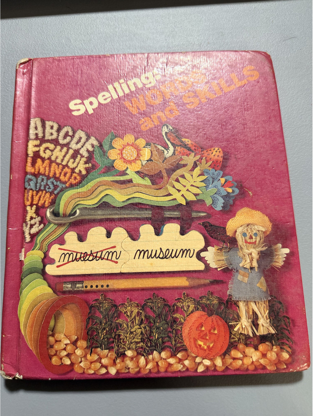 Spelling Words and Skills Red Level Vintage 1970s Hardcover Scott ForesmanSchool
